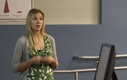 Heather Adamus presenting her research
